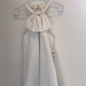 AMU white pique women’s white dress kitsy dress